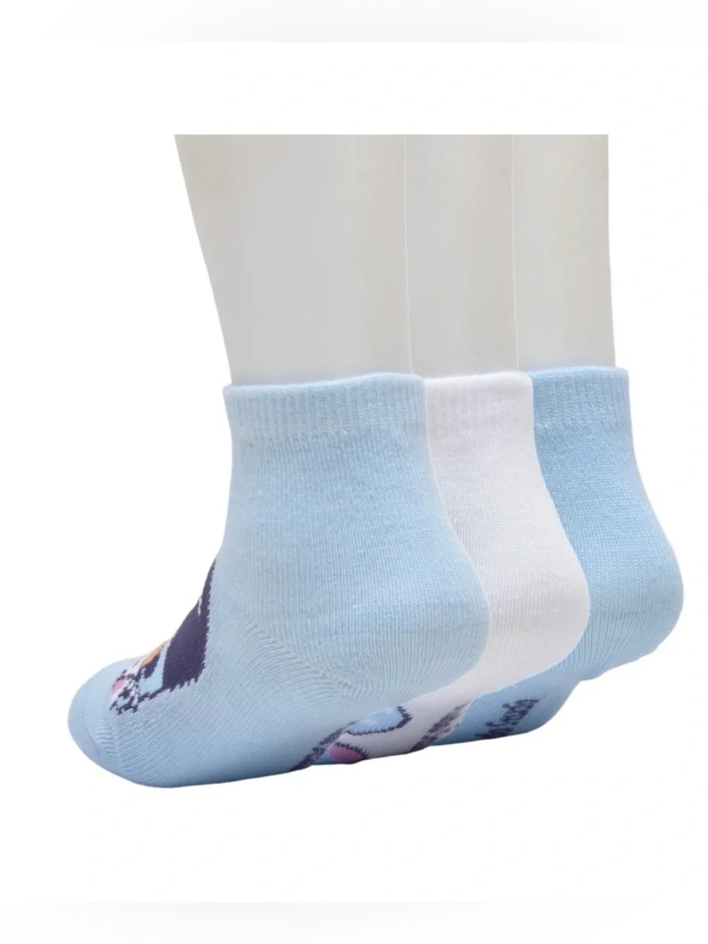 Bluey Character Toddler Ankle Easter Socks, (3) 3-Pack (9 total pairs) Sz 4T-5T